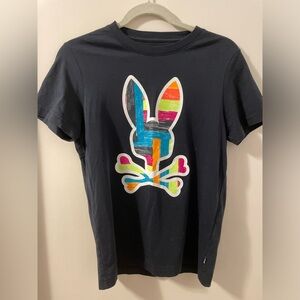 PSYCHO Bunny Dyckman Graphic Tee Black Men’s T Shirt. Size XXS (2)